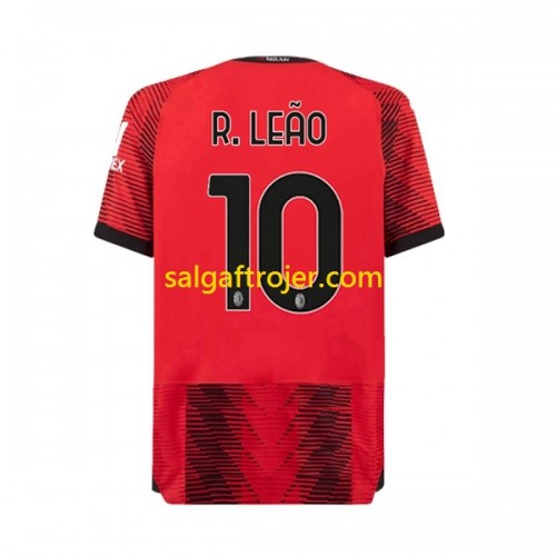 AC Milan Rafael Leao 10 Fodboldtrøjer Hjemmebanesæt 2023/24 Kort ærmer AC Milan Rafael Leao 10 Fodboldtrøjer Hjemmebanesæt 2023/24 Kort ærmer
